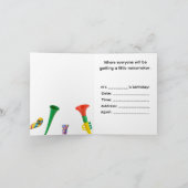 Invitation Petits instruments de musique drôles pour l'annive (Intérieur)