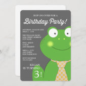 Invitation Petits invitation/cravate mignons de fête (Devant / Derrière)