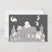 Invitation Petits Lapins | Jeu de devinette pour Baby Shower (Dos)