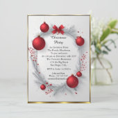 Invitation Petits monstres Noël très belle fête 2 (Debout devant)