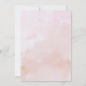 Invitation Petits Pancakes Aquarelle Brunch de Mariage  (Dos)