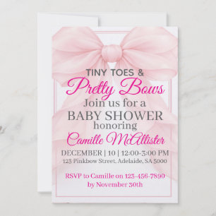 Invitation Petits Pieds et Jolies Rubans