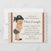 Invitation Petits Pirates Garçons Baby shower Nautique (Dos)