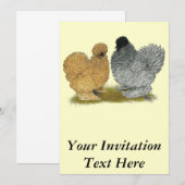 Invitation Petits poulets (Devant / Derrière)