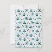 Invitation Petits voiliers (Dos)