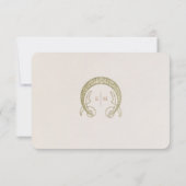 Invitation Petunia Insérer Merci Art Vintage Nouveau (Dos)