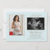 Invitation Peu de chuchotements bleus (Devant)