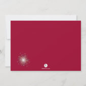 Invitation Peu d'invitation d'anniversaire de pétard (Dos)