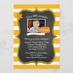 Invitation Peu d'invitation d'anniversaire de photo de