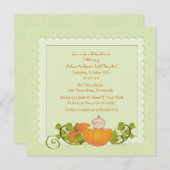 Invitation Peu d'invitation de citrouille (Devant / Derrière)