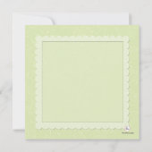 Invitation Peu d'invitation de citrouille (Dos)