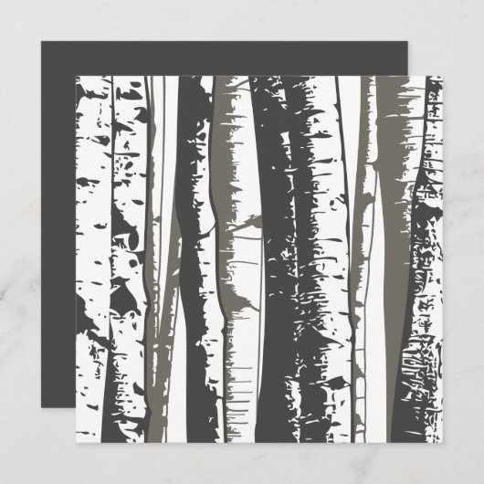 Invitation peuplier (Devant / Derrière)