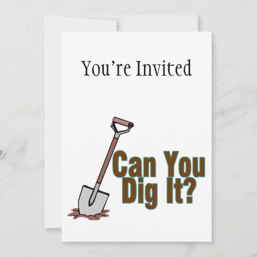 Invitation Peux-Tu Le Creuser ? (Devant)