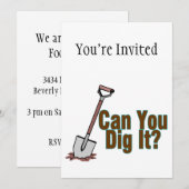 Invitation Peux-Tu Le Creuser ? (Devant / Derrière)