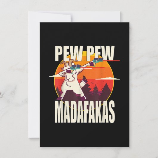 Invitation Pew Pew Madafakas Pew Pew Madafakas Chèvre (Devant)