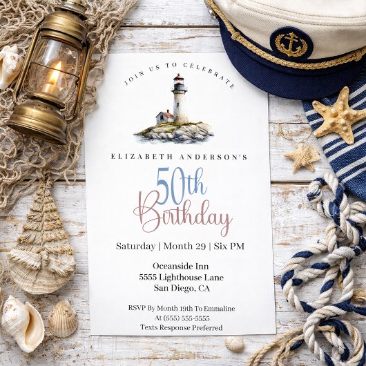 Invitation Phare 50e Anniversaire