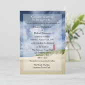 Invitation Phare À La Plage Mariage Décontracté (Debout devant)