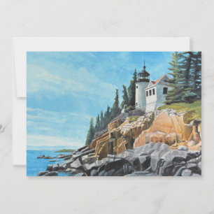 Invitation Phare de Bass Harbor