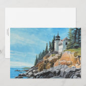 Invitation Phare de Bass Harbor (Devant / Derrière)