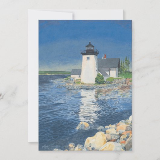 Invitation Phare de Grindle Point (Devant)