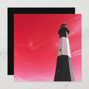 Invitation phare de l'île de tybee