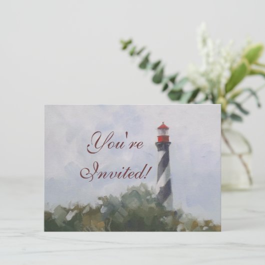 Invitation Phare Saint Augustine (Debout devant)