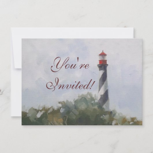 Invitation Phare Saint Augustine (Devant)