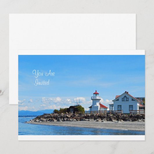 Invitation Phare, vous êtes invité (Devant / Derrière)