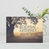 Invitation phares à cordes arbre répétition rustique dinner i (Debout devant)