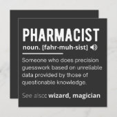 Invitation pharmacien (Devant / Derrière)