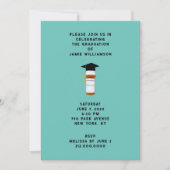 Invitation Pharmacienne Fête de Graduation de l'école de phar (Devant)