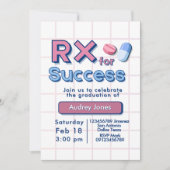 Invitation Pharmacy Graduation Party with Photo (Devant)