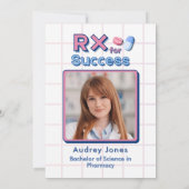 Invitation Pharmacy Graduation Party with Photo (Dos)