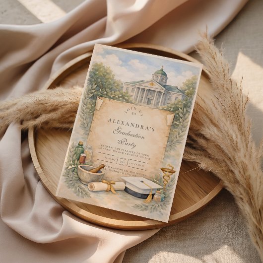 Invitation Pharmacy School Graduation Celebration