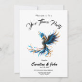 Invitation Phénix de l'Aube Saphir (Devant)