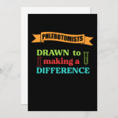 Invitation Phlebotomists (Devant / Derrière)