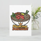 Invitation Pho king Delicious ! (Debout devant)
