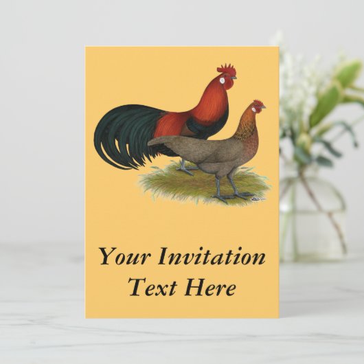 Invitation Phoenix : BB Red Pair (Debout devant)