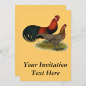 Invitation Phoenix : BB Red Pair (Devant / Derrière)