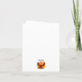 Invitation Phoenix mythologique immortelle Créature (Dos)