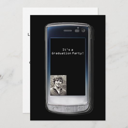 Invitation PhoneParty (Devant / Derrière)