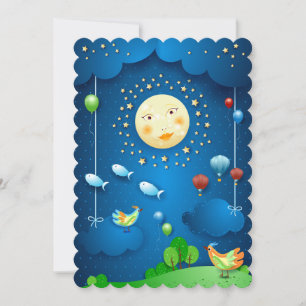 Invitation Phoques et poissons volants