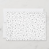 Invitation Photo 10e anniversaire de mariage - Blanc Argent (Dos)