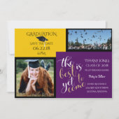 INVITATION PHOTO 2 CADRE ET CHOISISSEZ VOTRE DIPLÔME DE COULE (Devant)