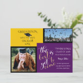 INVITATION PHOTO 2 CADRE ET CHOISISSEZ VOTRE DIPLÔME DE COULE (Debout devant)