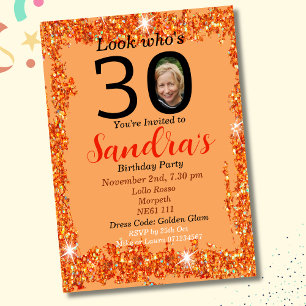 Invitation Photo 30e anniversaire 30 ans pêche