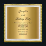 Invitation Photo 30th Birthday Party Elegant Gold White<br><div class="desc">Elégant Noir 50e 40e,  30e,  60e,  Anniversaire Blanc Or Noir Ajouter Votre Photo Femmes Invitation Fille Usage officiel pour tout événement invitation Personnaliser pour changer d'âge et de détails</div>