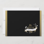 Invitation Photo 50e anniversaire Cœur (Dos)