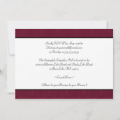 Invitation Photo 50e anniversaire de mariage (Dos)