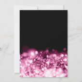 Invitation Photo 50th Birthday Blush Pink Midnight Glam (Dos)